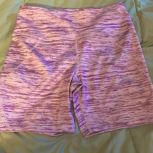 I’m selling athletic shorts, brand RB, color cream pink, size Small.